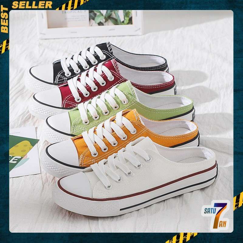Jual Satu7an Spt 01 Sepatu Sneakers Kasual Pria Wanita Import Sepatu Sekolah Kekinian Online November 2020 Blibli