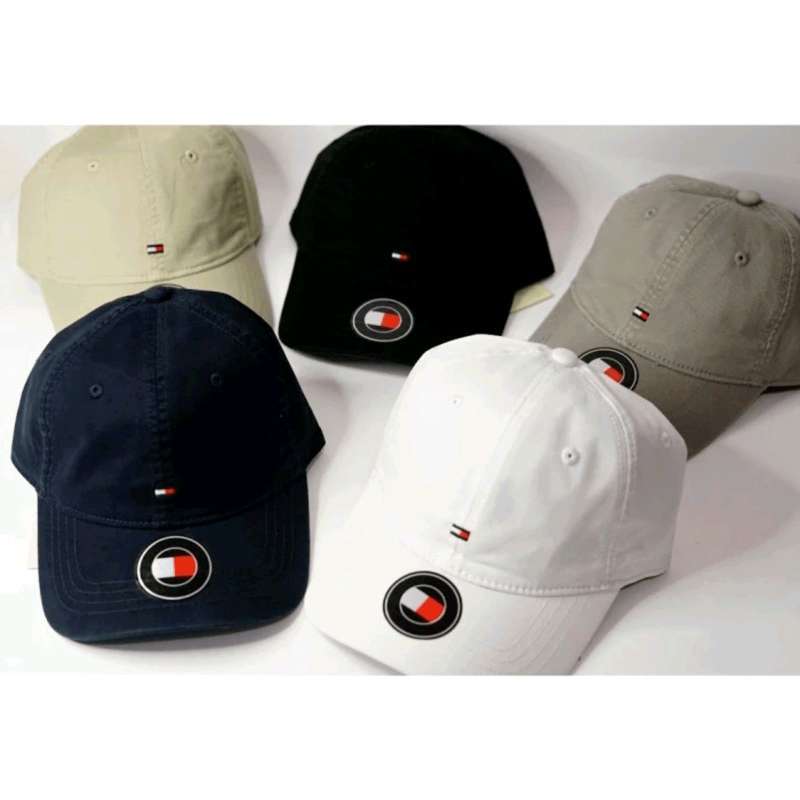 Jual Populer Topi Tommy Hilfiger Logo Bordir Pria Men Cap Baseball