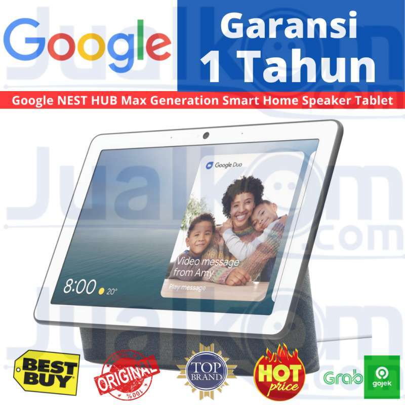 Jual Google NEST HUB Max Generation Smart Home Speaker Tablet Plus