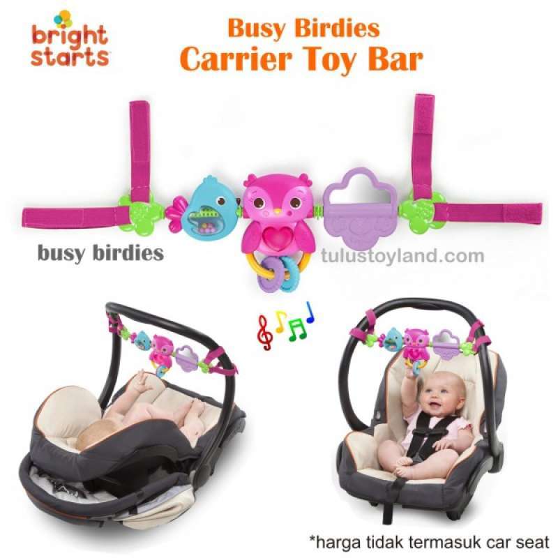 Bright starts car shop seat toy bar