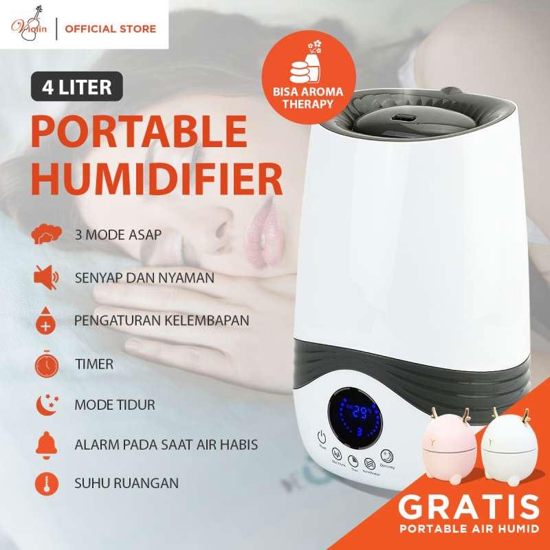 Jual Violin Hf01 Ultrasonic Air Humidifier 4 L Touch Screen Remote Online Desember 2020 Blibli
