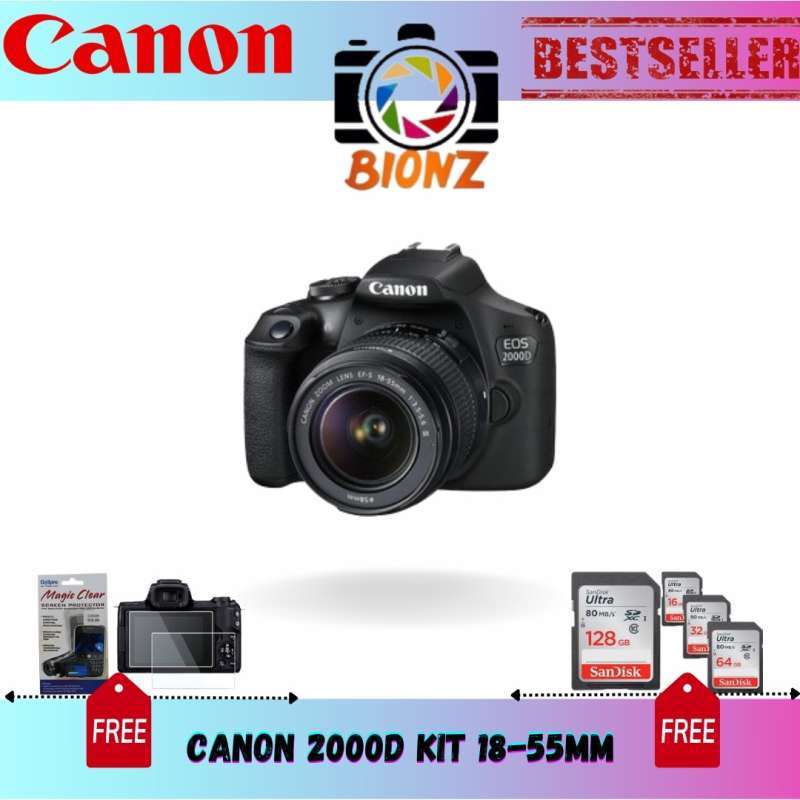 CANON EOS 2000D KIT 18-55MM