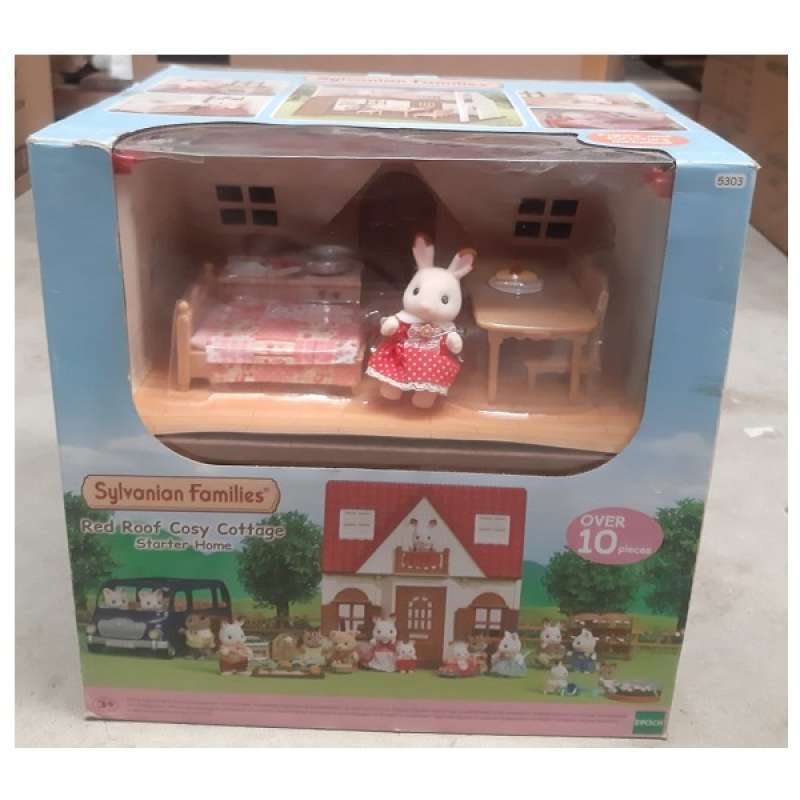 Promo BAD BOX Sylvanian Families Red Roof Cosy Cottage 4 Diskon 50