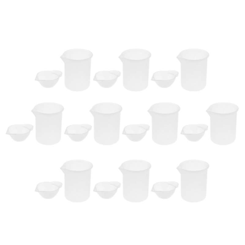 Jual 20Pcs Silicone Measuring Cups for Epoxy Resin Glue 100ml Mixing Cups  DIY Jewelry di Seller Homyl - Shenzhen, Indonesia