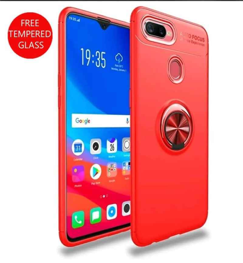 Jual OPPO F9 Realme U1 Invisible I Ring Iring Soft Case Free