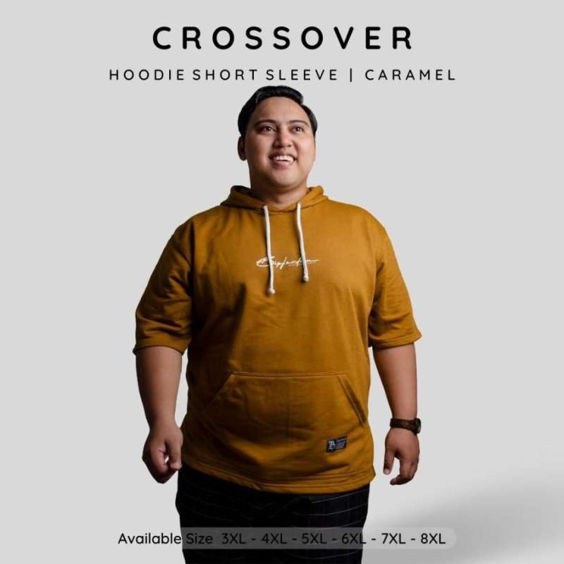 Jual Hoodie Pendek Hitam Big Size Big Jordan 3Xl 4Xl 5Xl 6Xl 7Xl