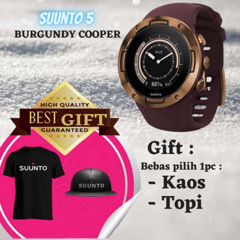 Jual Suunto Smartwatch Free Gift Burgundy Copper Di Seller