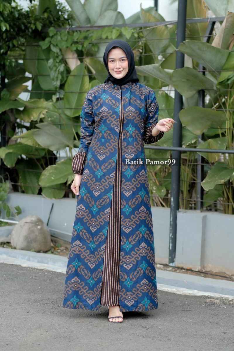 Model dress sales batik hijab