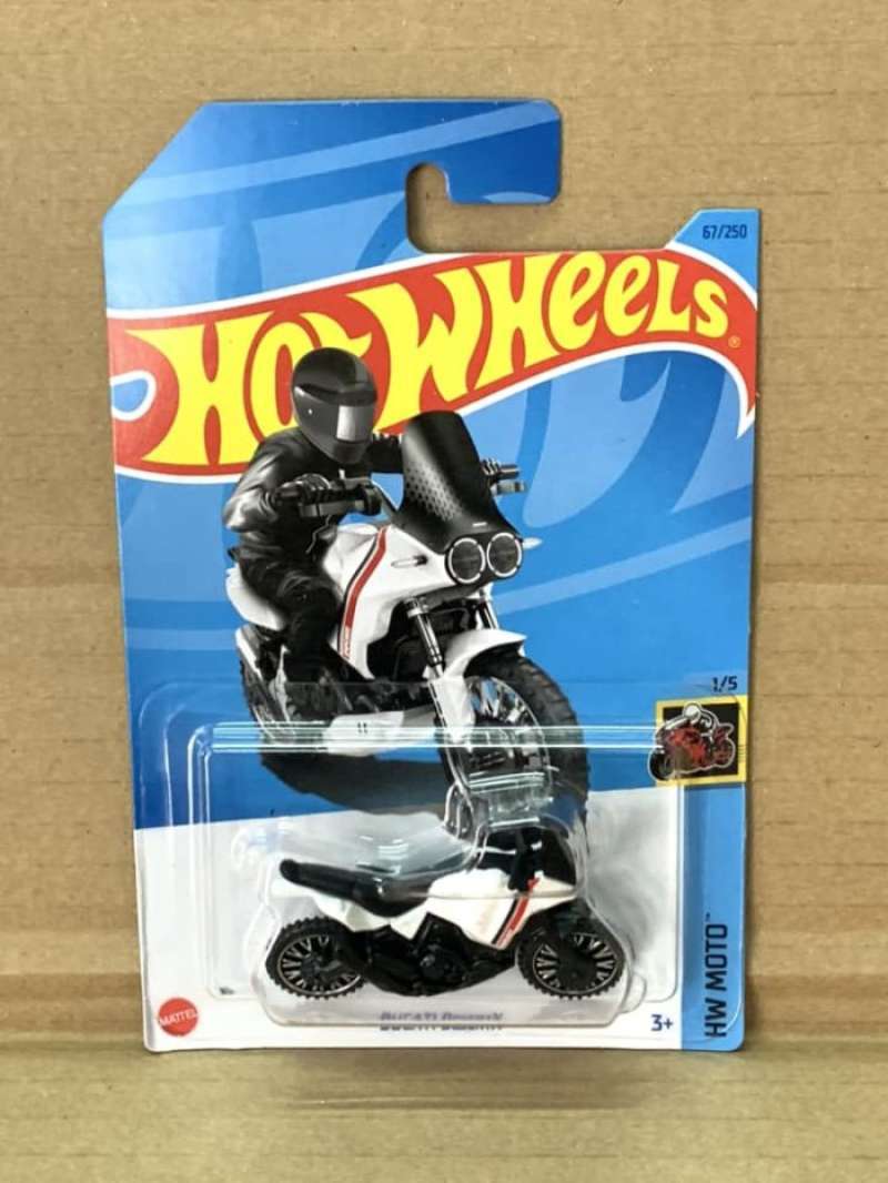 Jual Hotwheels Motor Ducati DesertX Putih Lot F 2023 di Seller