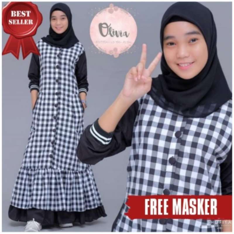 Jual Nanda Fashion Shop Gamis Anak Remaja Tanggung Usia 12 14 Thn Baju Muslim Anak Olivia Kids Online April 2021 Blibli Di tahun ini remaja bisa menggunakan model gamis dengan bahan satin halus 1 warna dan usahakan untuk menghindari kesan penampilan yang tidak sesuai dengan umur alias. nanda fashion shop gamis anak remaja tanggung usia 12 14 thn baju muslim anak olivia kids