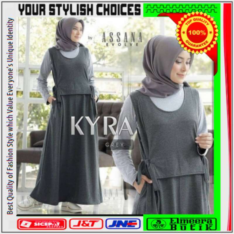Jual Baju Gamis Wanita Setelan Kyra Dress Termurah Kekinian Elme102 Online Maret 2021 Blibli 60 kumpulan model baju gamis wanita cantik dan kekinian assalamu'alaikum. baju gamis wanita setelan kyra dress termurah kekinian elme102