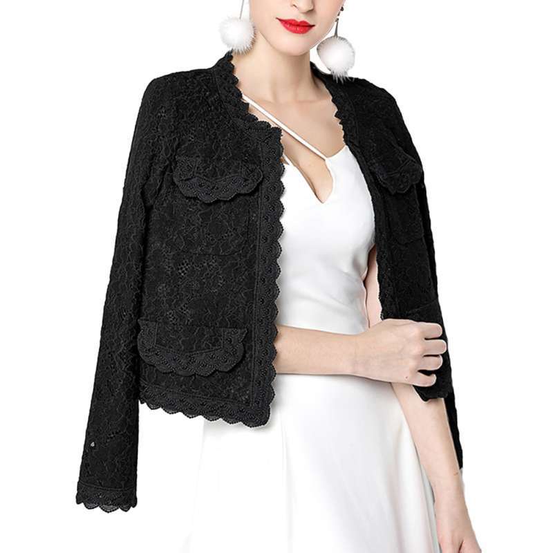open front short cardigan