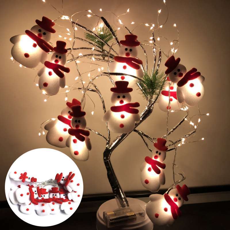 Jual Bluelans Christmas Snowman Led String Light Home Xmas Party Lamp Decoration Hang Gift Online Desember 2020 Blibli