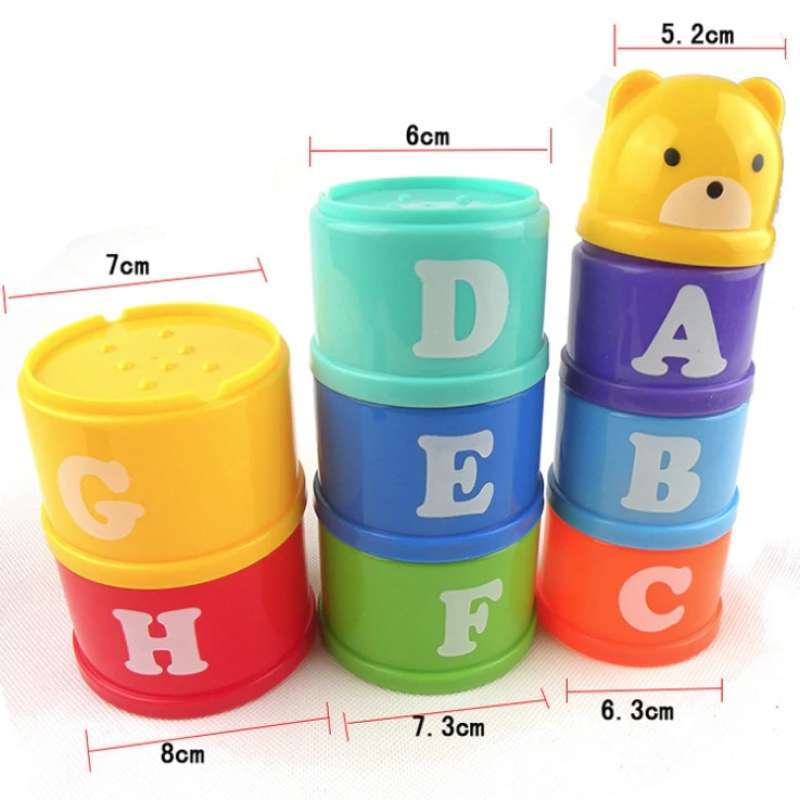 Jual Harko Mainan Edukasi Anak Tumpuk Cangkir Stack Cup Tower 6m0o Multi Color Online Desember 2020 Blibli
