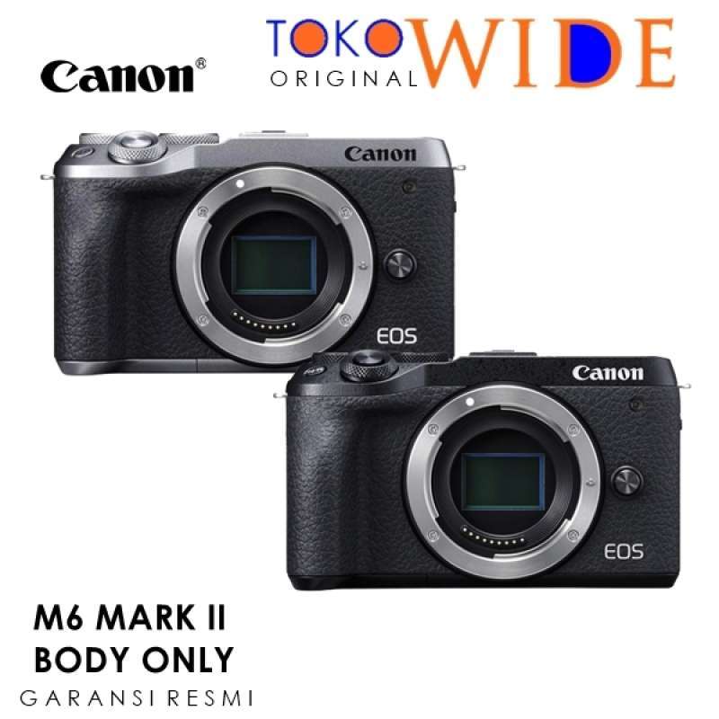 toko wide canon eos m6 mark ii body only mirrorless digital camera body