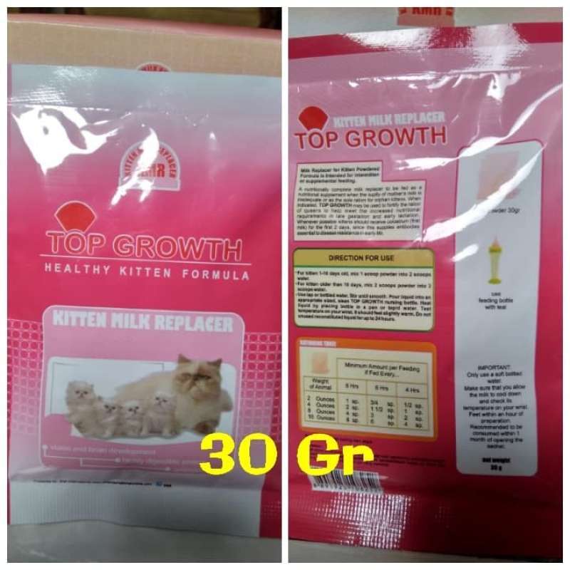 Top growth kitten top milk replacer