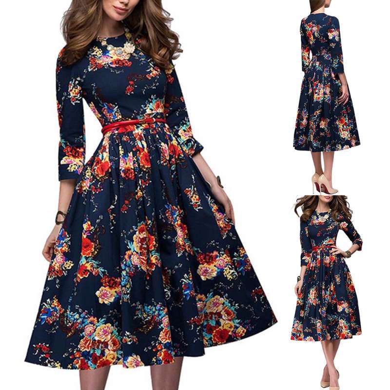 Promo Bluelans Women Elegant Vintage 