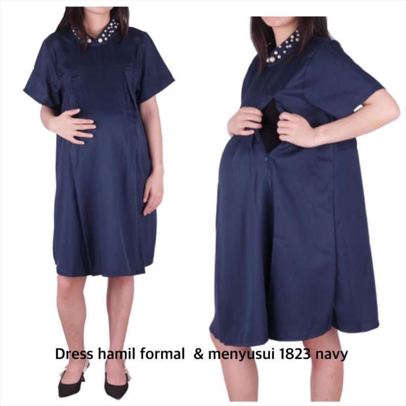 Jual Dress Hamil Menyusui 1823 Baju Hamil Online April 2021 Blibli