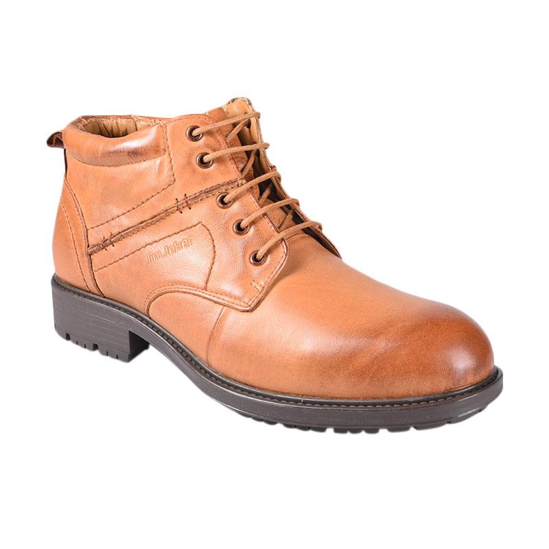 Jim Joker 2BA Casual Flem Sepatu Boot Pria - Camel