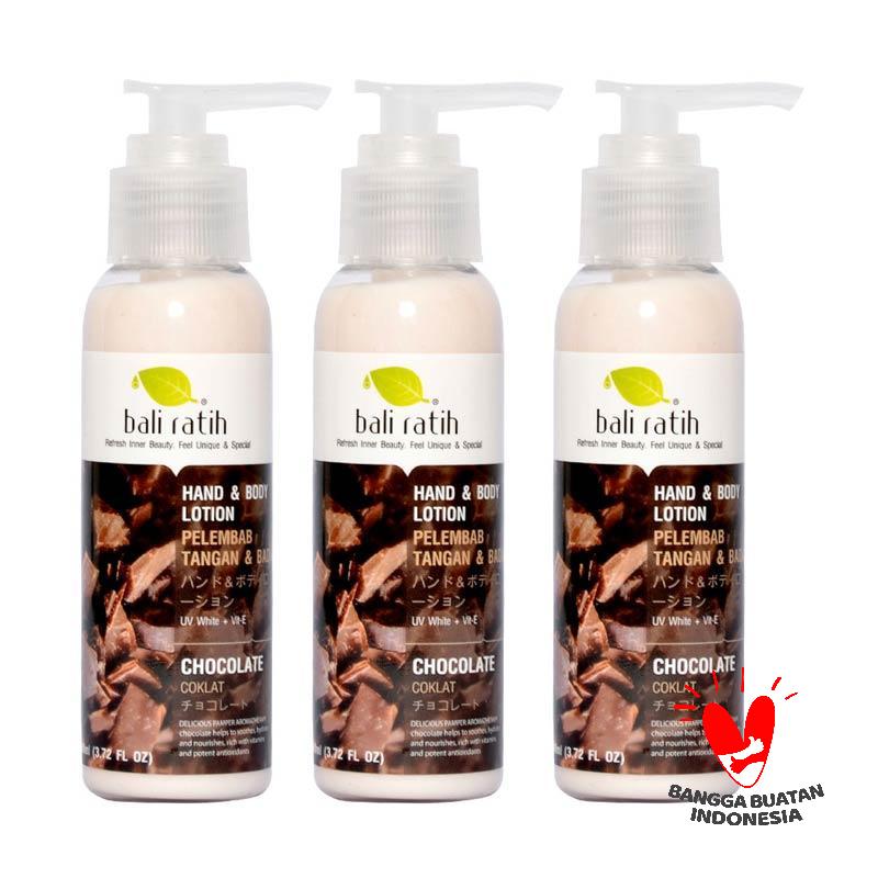 Promo Bali Ratih Chocolate Paket Body Lotion [110ml/3pcs] Diskon