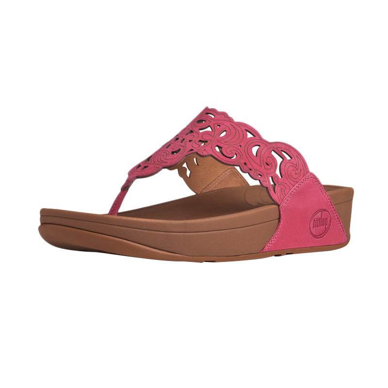 Fitflop Flora Womens Slippers - Raspberry