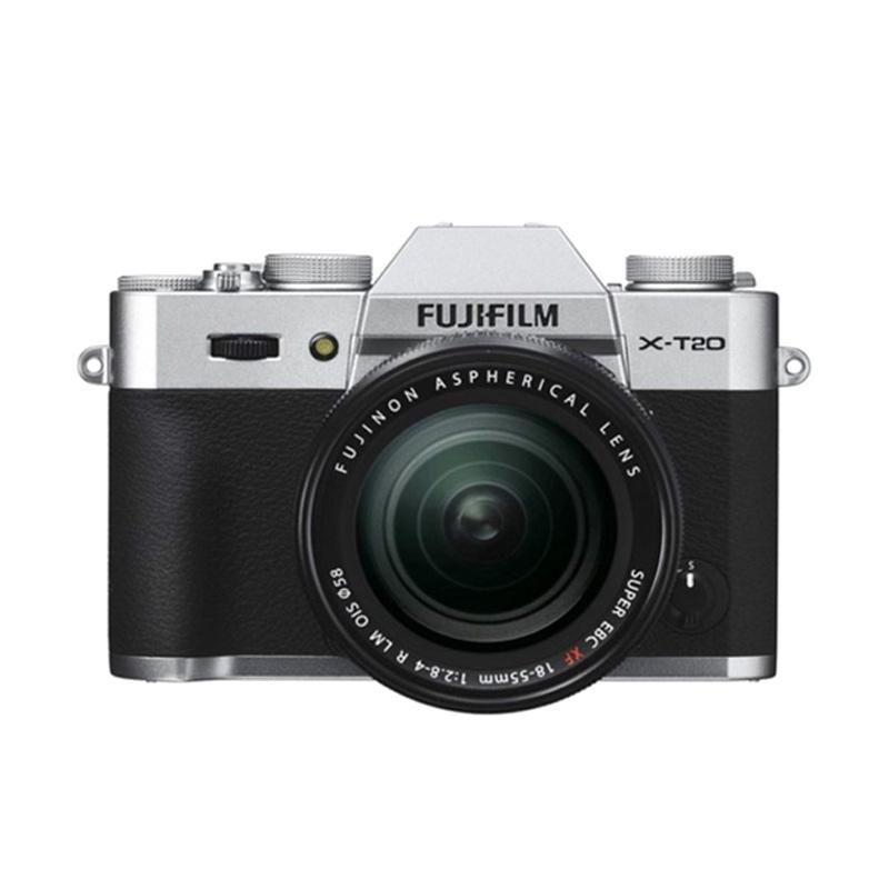 Promo Fujifilm X-t20 18-55mm Kamera Mirrorless - Silver Diskon 12