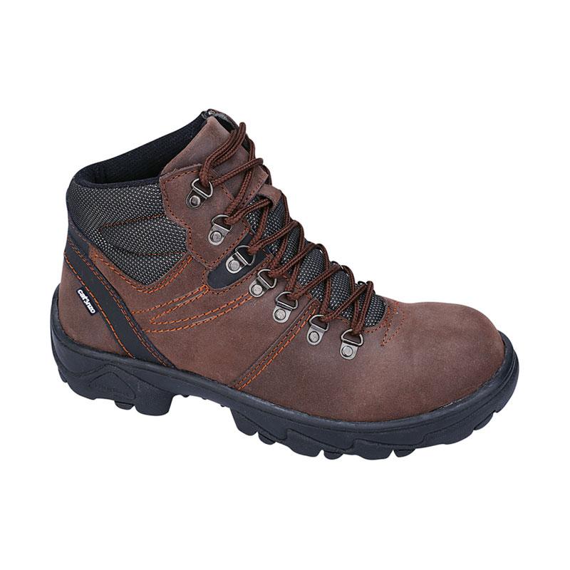 Catenzo LI 066 Sepatu Boots Safety Pria - Brown