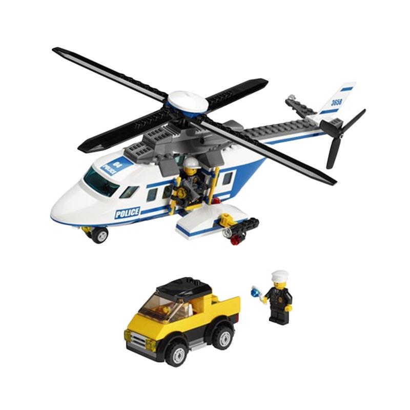 Jual Lego City 3658 Police Helicopter Mainan Blok Puzzle Murah