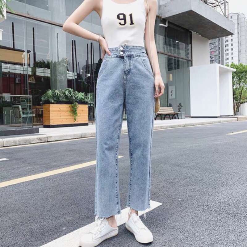 Promo Jeans 9502 - HW BOYFRIEND JEANS 