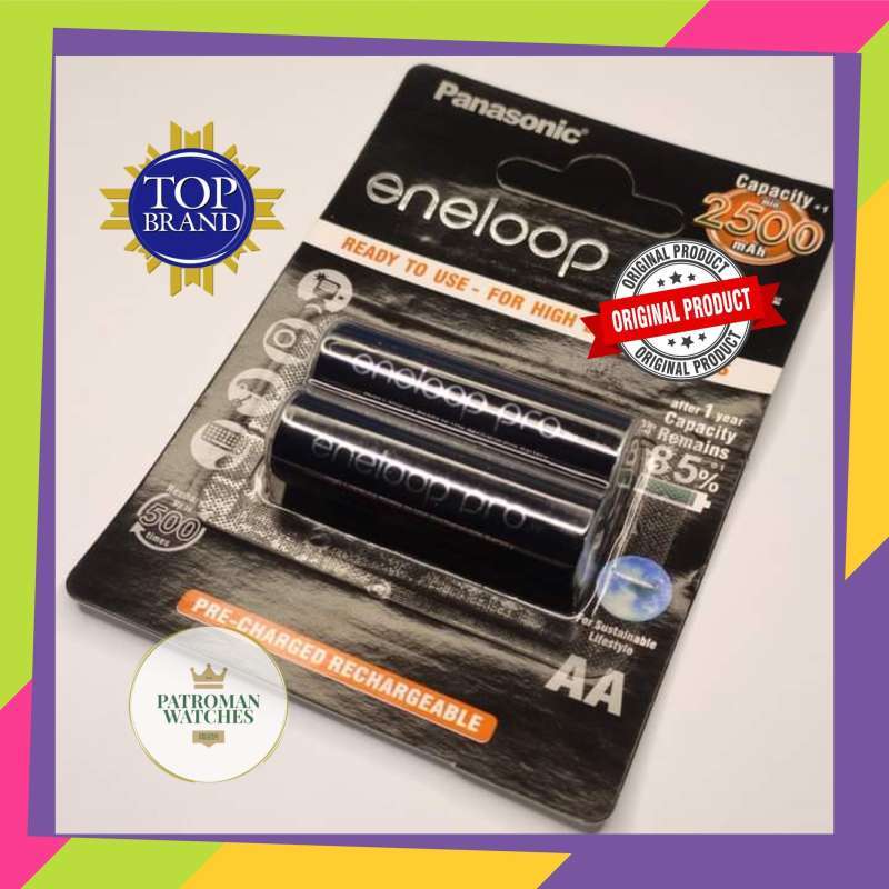 eneloop pro baterai battery batrei pro aa a2 isi 2 untuk flash kamera godox nikon sony canon originl