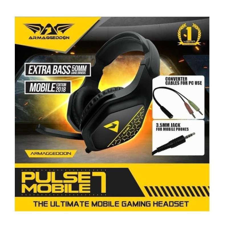 Promo Headset Gaming Armageddon Pulse 7 