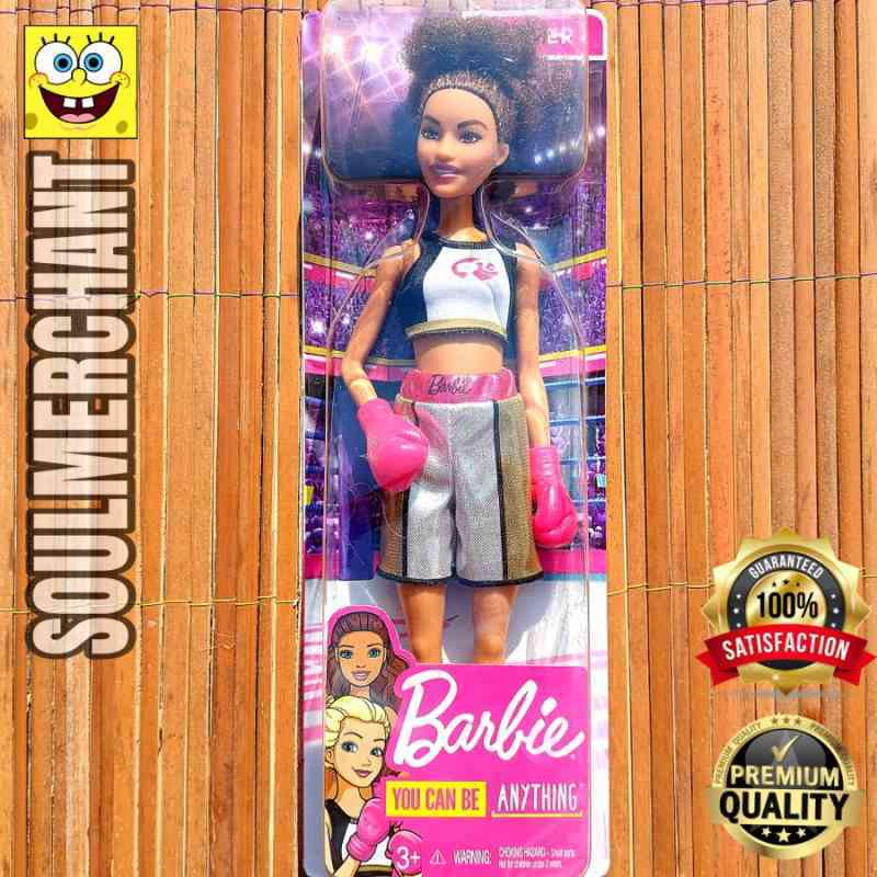 Barbie boxing top gloves