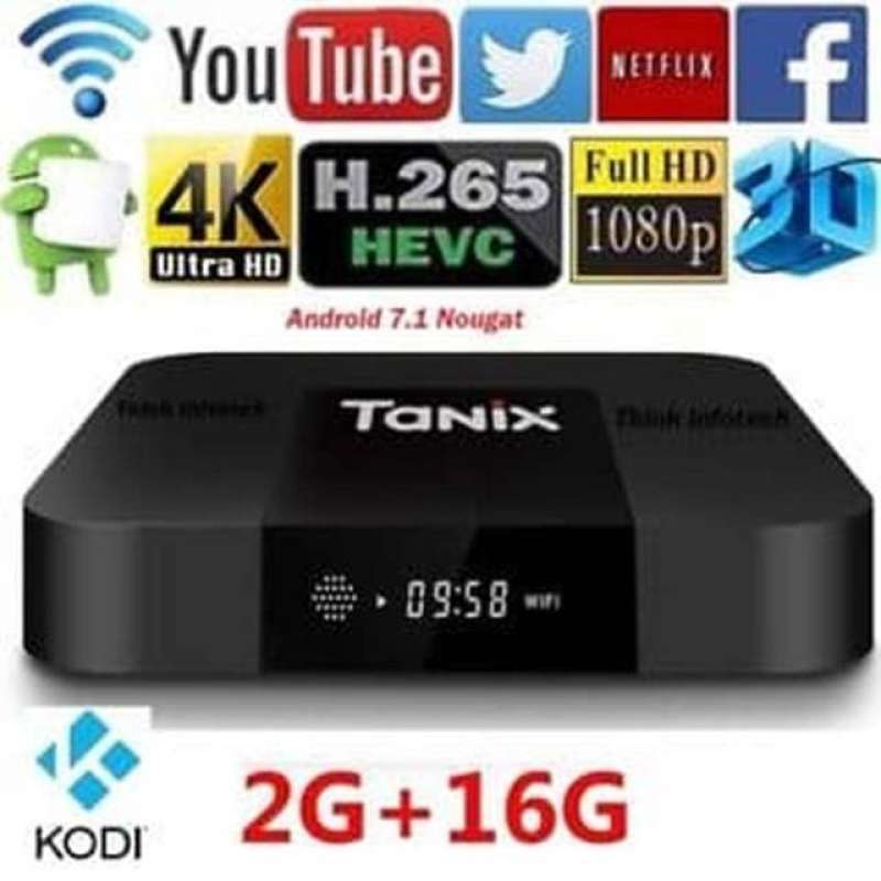 TANIX TX3 MINI Android 7.1 KODI 17.3 Amlogic S905W 4K TV Box 2GB/16GB WIFI  LAN 