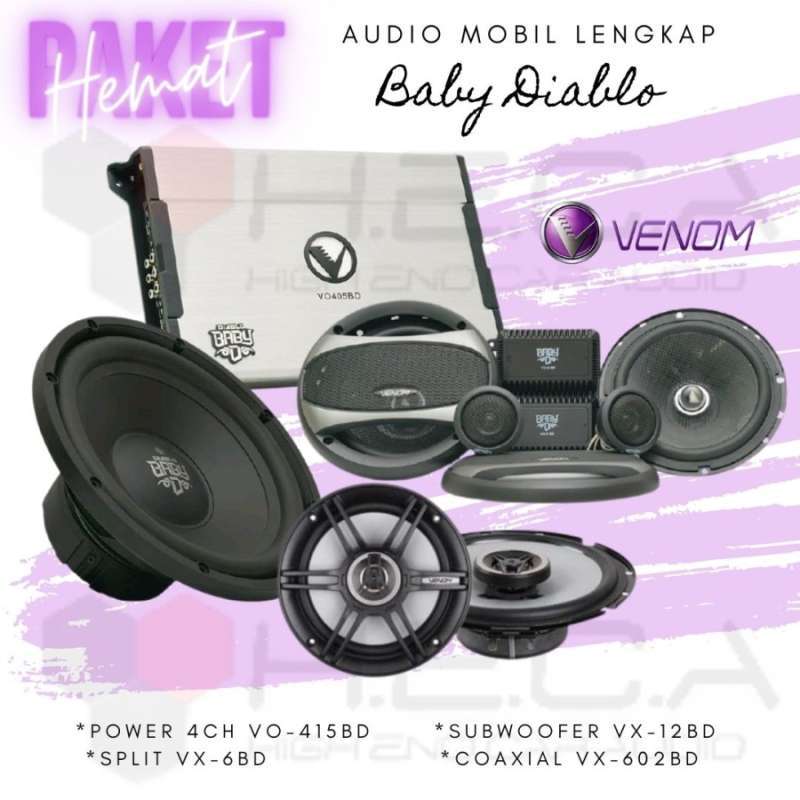 Hemat VENOM Baby Diablo Audio Mobil 