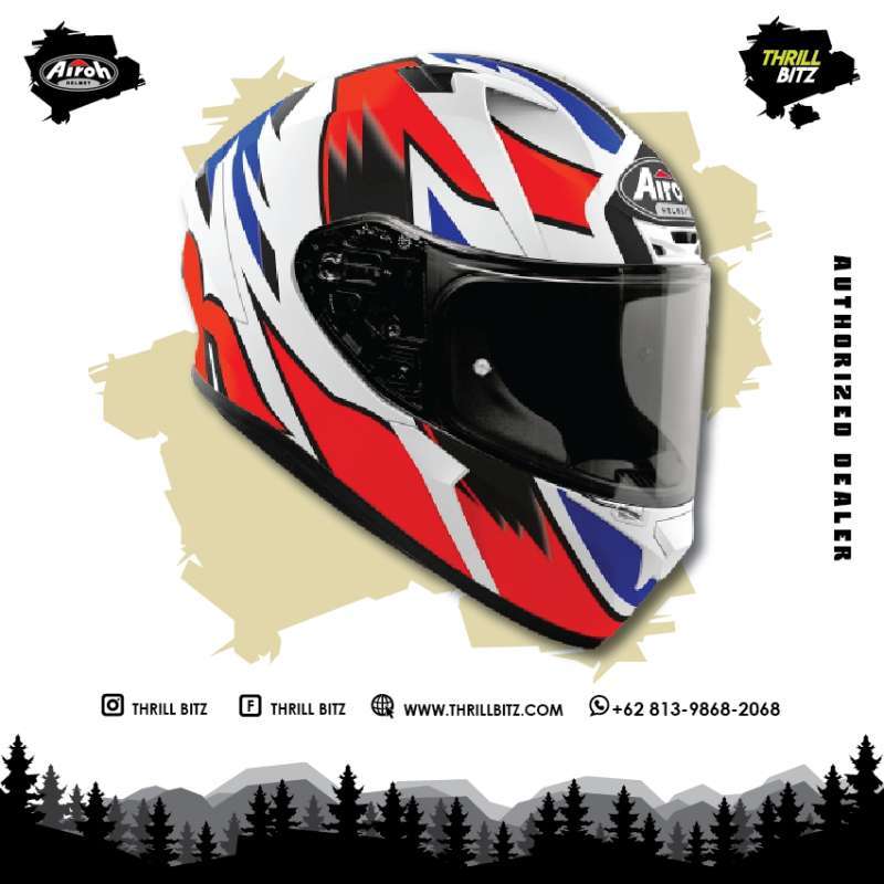 Jual Helm Airoh Valor Special Edition Helmet Replica Zanetti