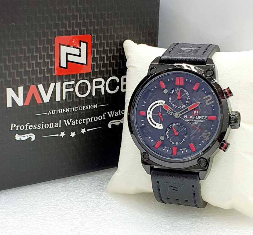ORIGINAL 100% Jam Tangan Pria NAVIFORCE Crono Aktif Terlaris dan  Terbaru Jam Tangan Anti Air NF267821 Toko Jaya Ori - Main Image