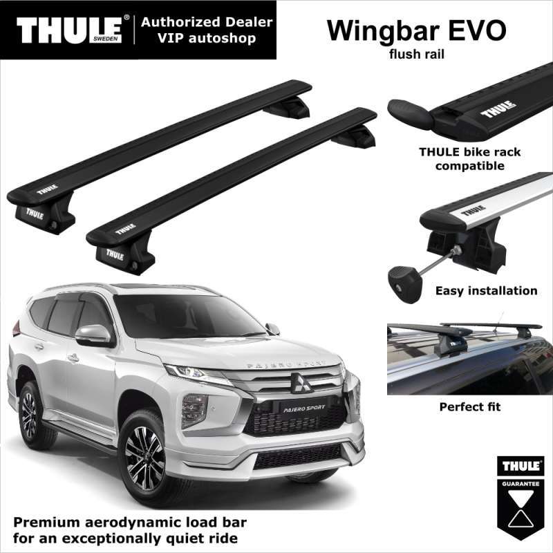 Jual All New Pajero Sport 2021 Thule Crossbar Wingbar Evo Black Di Seller Vipautoshop Gadingkasri Kota Malang Blibli