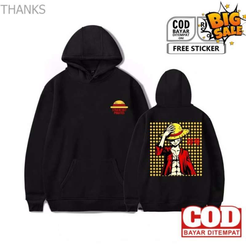 Promo HOODIE STRAW HAT PIRATES ONE 