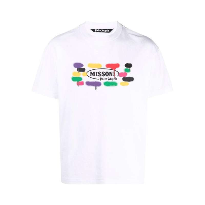 Promo Palm Angels Sport Logo Print T 