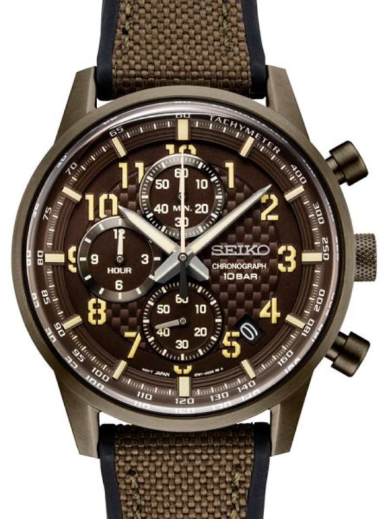 Promo Jam Tangan Pria Seiko Chronograph Sport SSB371P1 Brown Nylon Original  di Seller Seiko Official Store - Kota Jakarta Pusat, DKI Jakarta | Blibli