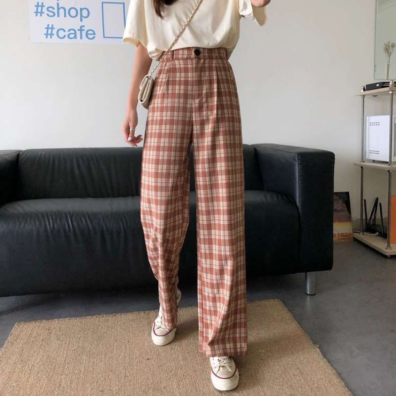 Dirly Plaid Trousers- TERLARIS 
