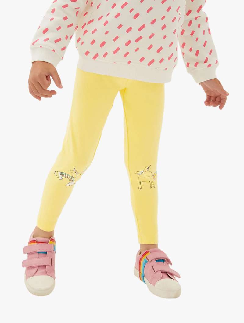 Cotton Unicorn Print Leggings di Seller 