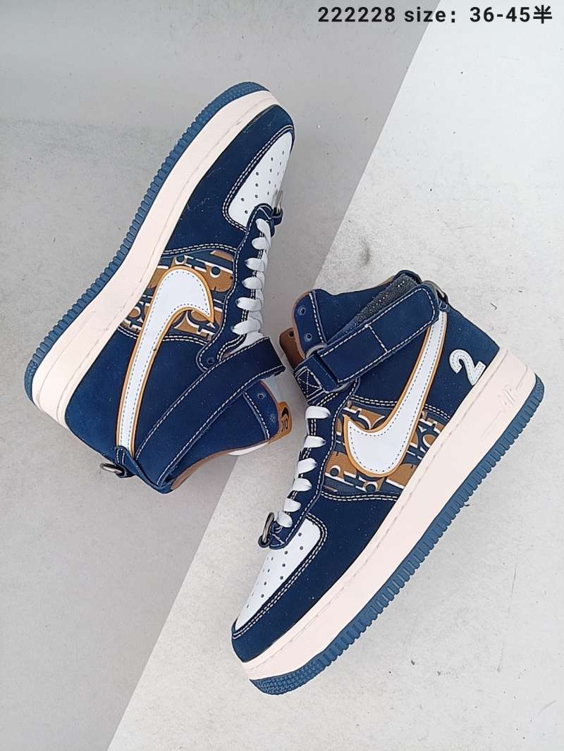 Jual Dior x Nike Air Force 1 low Dior air force high top versatile casual  sneaker. Soft and elastic cushioning Men shoes - 40 di Seller Li Liwei Shop  - Hong Kong | Blibli