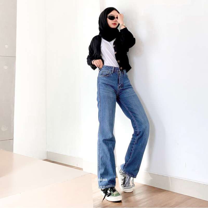 Promo CELANA JEANS WANITA Highwaist 