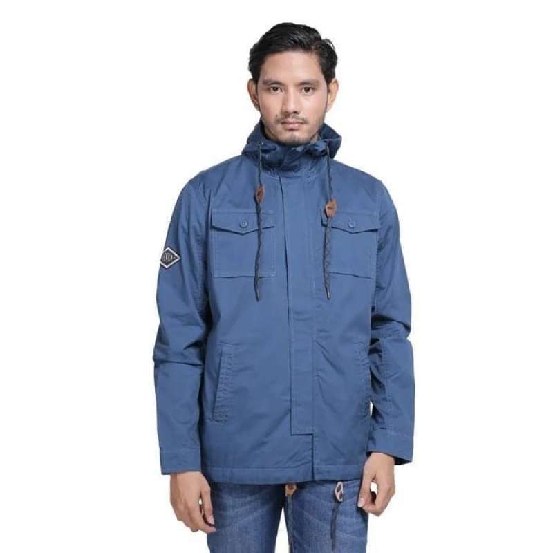 Jual JAKET EIGER LUMBERJACK PARKA BIRU ORIGINAL L di Seller