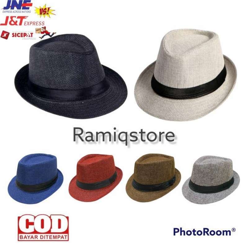 Jual Topi Fedora Hat/Topi Fashion Pria 