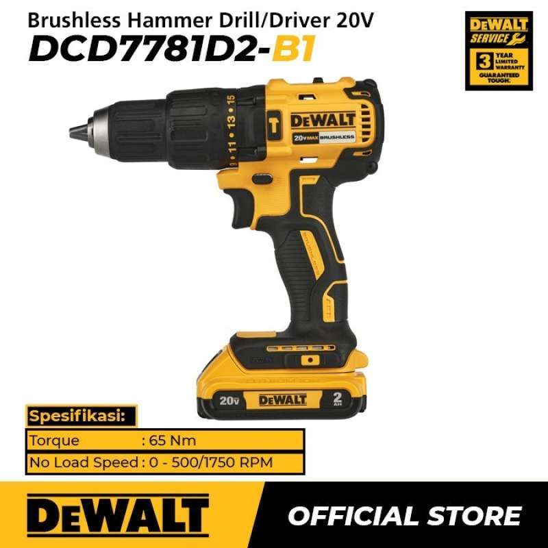 Jual New Dewalt DCD7781D2 DCD 7781 D2 