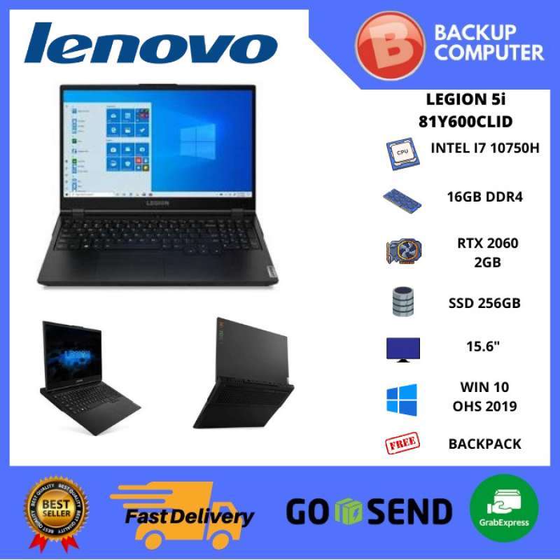 LENOVO LEGION 5i 15IMH05 81Y600CLID i7 10750H 16GB 256GB+1TB RTX2060