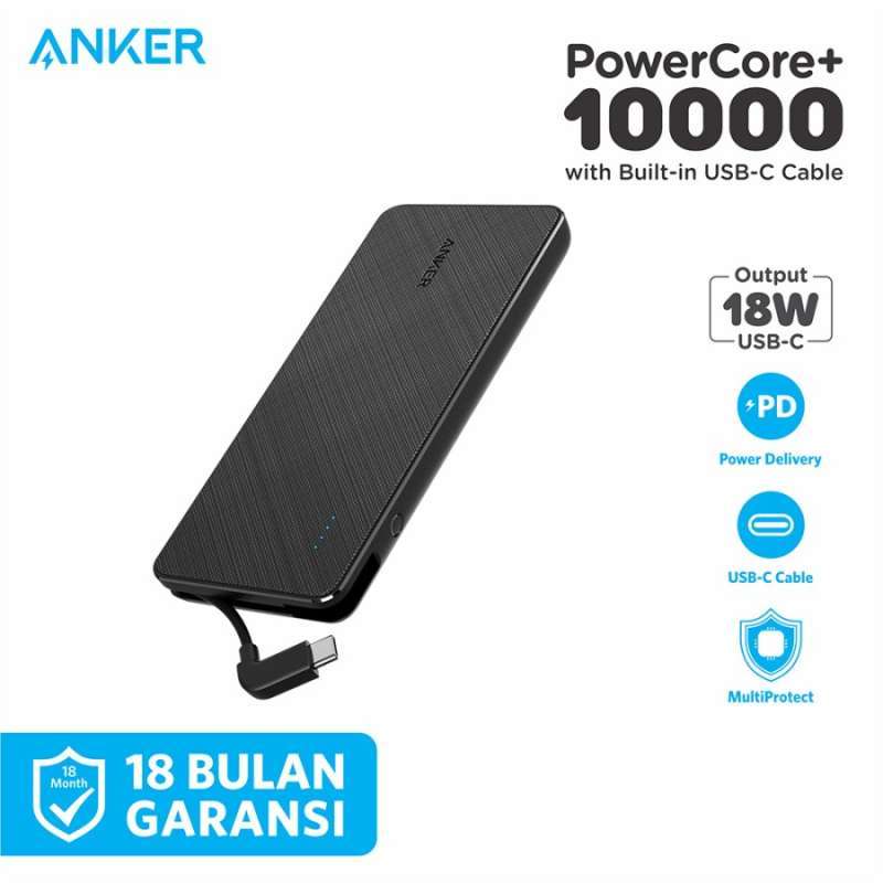 PowerBank Anker PowerCore+ 10000 with Built-in USB-C - A1221