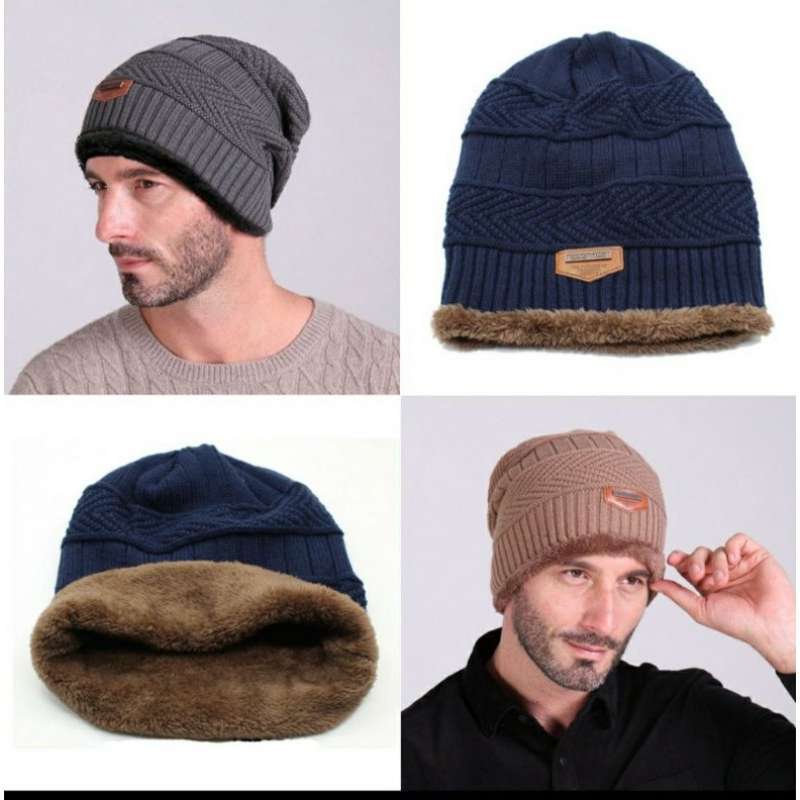 Promo Kupluk Pria Wanita Wool Topi 